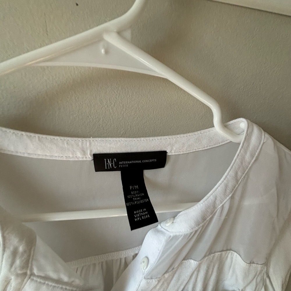 INC White Blouse